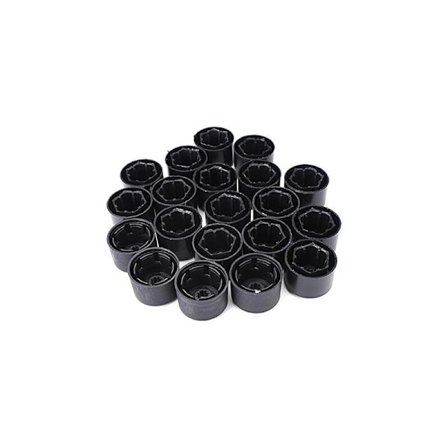 20 Hætter til 17mm hjulbolte kompatible med VW Golf MK4 Passat Audi Beetle