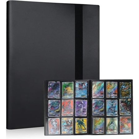 Collector Card Binder, Trading Card Sleeves, Holds 360 Cards, Trading Card Binder Album_sai