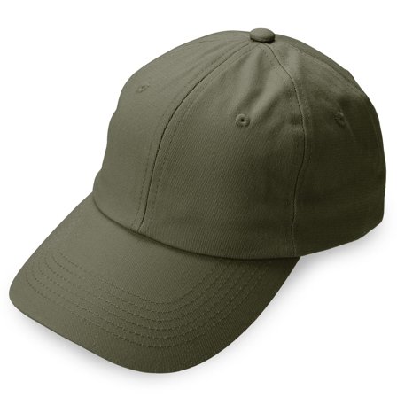 Waykins | Gorra de algodón lisa verde militar para hombres - Gorras para hombre