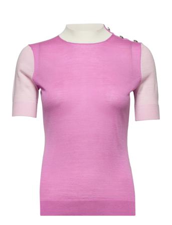 Fivida Pullover Striktrøje Lilla BOSS