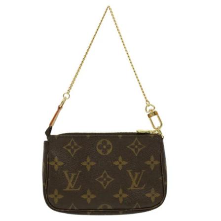 Louis Vuitton Vintage, Pre-owned Canvas pouches Bruin, unisex, Maat:ONE Size,leer