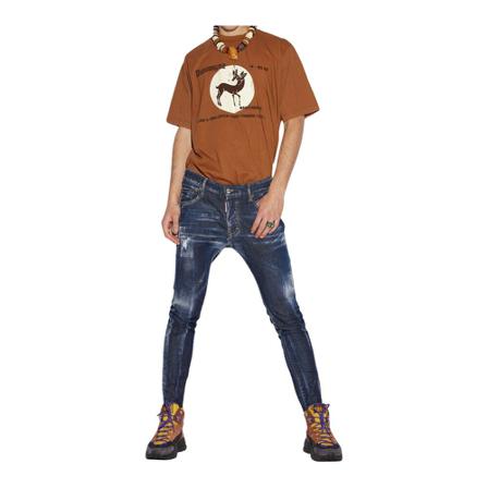 Dsquared2 Skinny Jeans , Blauw , Heren , Maat: M