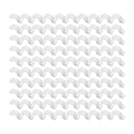 LED-valonauhan pidike 5730/2835/5050 läpikuultava napsautettava pidike (leveys 14 mm, 100 kpl/pakkaus)