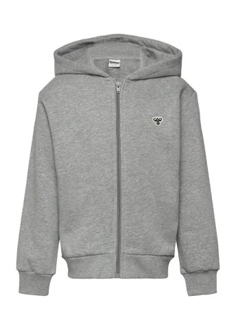 Hmljr Loose Zip Hoodie Bee Grey Hummel