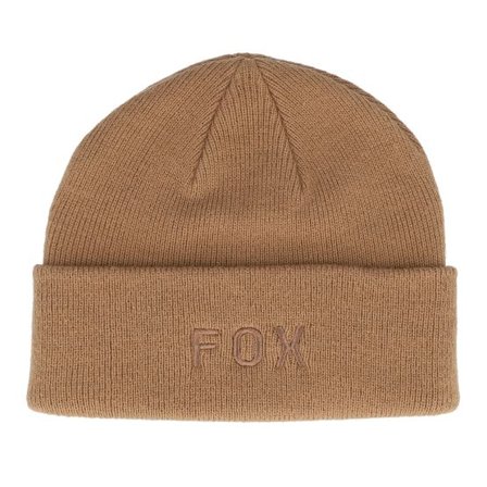 Fox - Brun cuff Beanie - Wordmark Beanie Walnut Cuff @ Hatstore