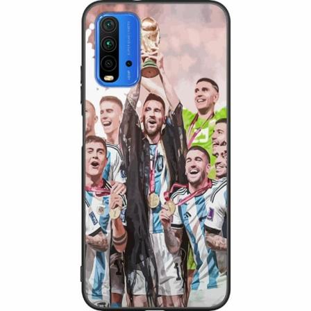 Xiaomi Redmi Note 9 4g Svart Skal Messi