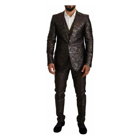 Dolce & Gabbana Suit Sets Sort, Herre Jakkesæt