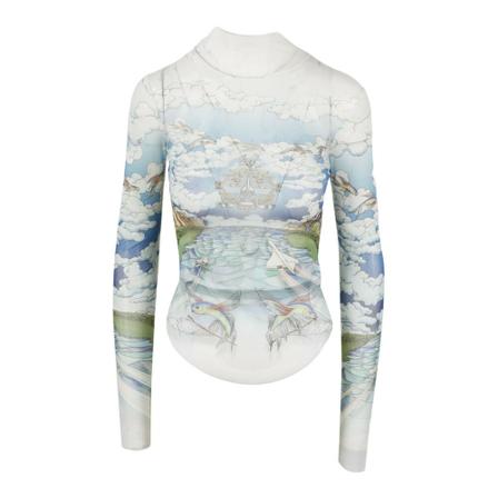 Casablanca, Long Sleeve Tops Biały, Kobieta, Rozmiar: S