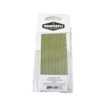 Semperfli Perfect Quills Synthetic Olive - Medium