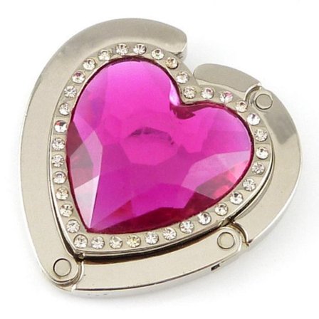 Håndtaske Krog Pung Bøjle PINK HEART PINK HEART