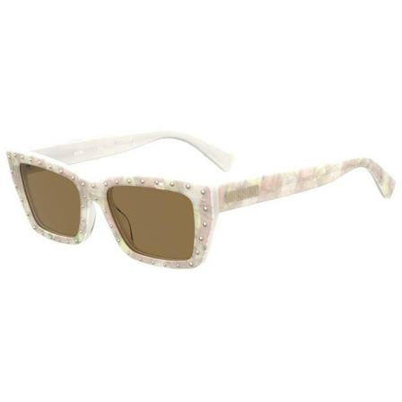 Moschino, Sunglasses Beżowy, unisex, Rozmiar: ONE Size