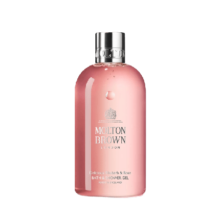 Molton Brown Delicious Rhubarb & Rose Bath Shower Gel Bad dusch Dam Brun 300 ML