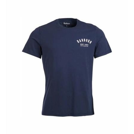 Barbour T-Shirts Blå, Herre, Størrelse: M