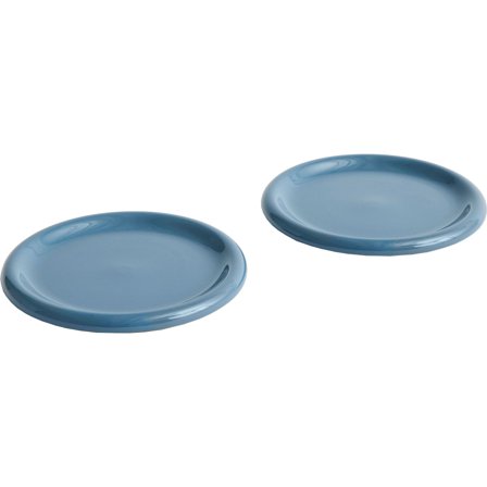 Hay Barro tallerken Ø24, mørkeblå, 2-pack | KitchenOne