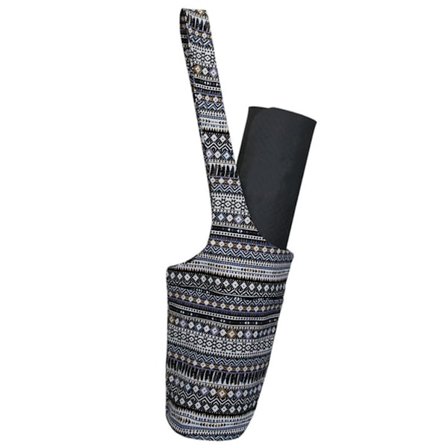 Yogamatta väska med stor ficka, passar de flesta storlekar på mattor