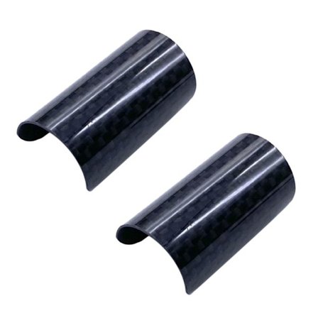 2x Hiilikuituinen polkupyörän ketjun E-koukun suoja polkupyörän takaosan kolmikulmaiselle rungonsuojalle 3sixty Chai