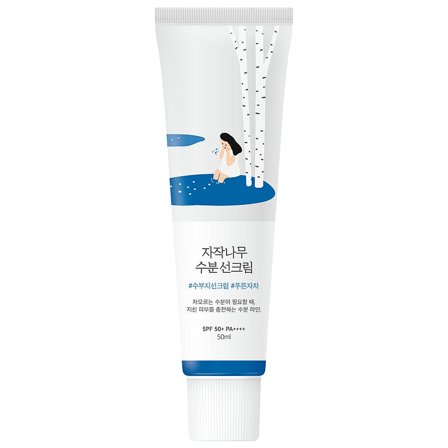 Round Lab Birch Juice Sun Cream SPF 50 50 ml, Skincare, Solcreme, Solcreme Til Ansigtet