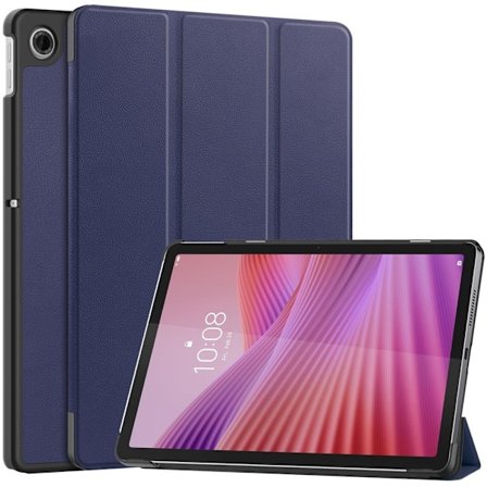 SKALO Lenovo Tab 10.1" Trifold Kotelo - Tummansininen