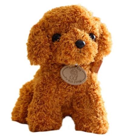Dog Gosedjur Hund 25 Cm - Brun Brun