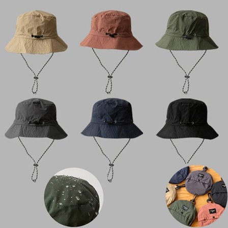 Solskydd Vattentät Bucket Hat Sommar Camping Cap