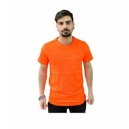 Sun68, T-Shirts Oranje, Heren, Maat:L