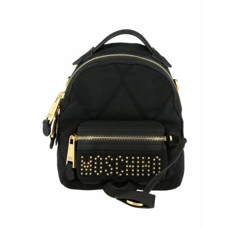 Moschino, Backpacks Zwart, Dames, Maat:ONE Size,nylon