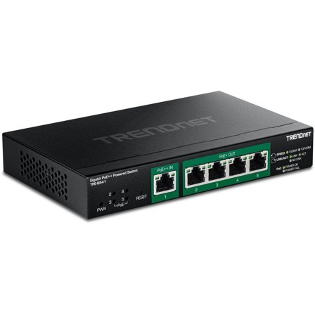 TRENDnet 5-Port Gigabit PoE++ Powered