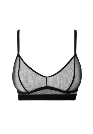 Understatement Mesh Balconette Bh Dam Svart L