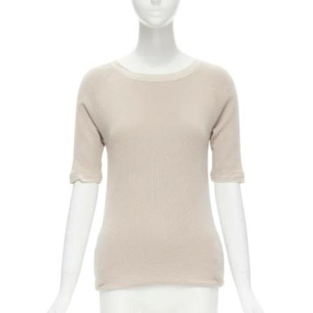 Chloé Pre-owned, Pre-owned Cashmere tops Beige, Dames, Maat:S