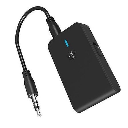 Trådløs Bluetooth-sender og -mottaker 2 i 1 Svart 1-pakning