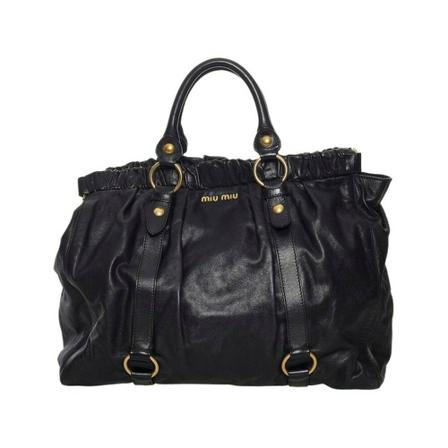 Miu Miu Pre-owned Tote Tass , Zwart , Dames , Maat: ONE Size Vintage Tassen