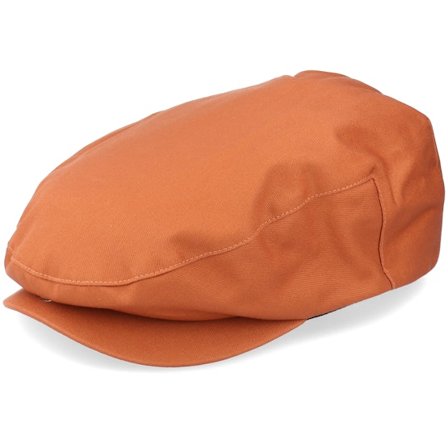 Brixton - Orange flatcap Kasket - Hatstore Exclusive x Hooligan Henna Flat Cap @ Hatstore