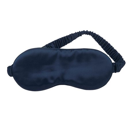 Lenoites Mulberry Sleep Mask with Pouch Blue, Tøj & Bolig, Rejsetilbehør, Sovemasker