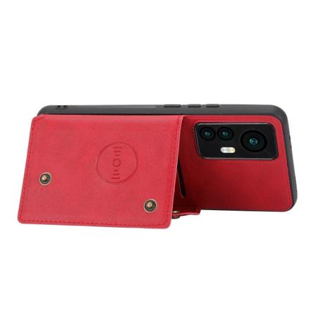 TG Smart Skal med Kortholder - Xiaomi Mi 12T Pro Rød