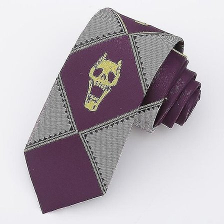 2023 Anime Jojo Bizarre Adventure Solmio Killer Queen Kira Yoshikage Skull X Cosplay-asusteet, violetti Uusi