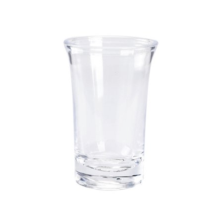 Shotglas Tyk Bund Skridsikker Farvet Transparent Vinglas KTV Bar Tequila Cocktail Spiritusglas Barredskaber - Klar