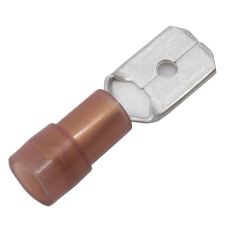 Abiko KA1507H-CP Kabelsko flatstift, 10-pakning, Installasjonsmaterial