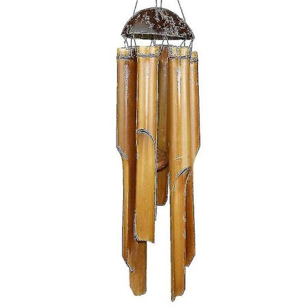 Vindklokker Bambus, Fantastisk Lyd, Dekorativ For Hage Og Balkong (hy)