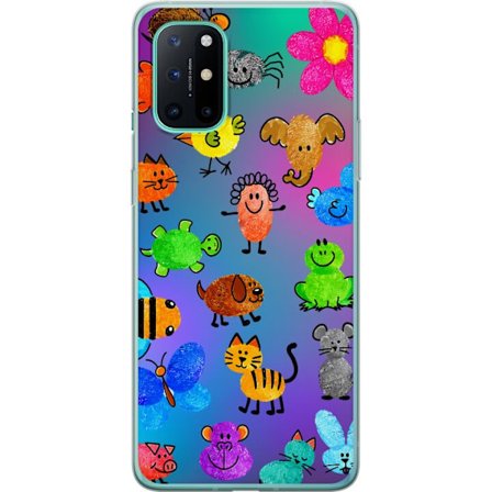 Kompatibel Mobilcover til OnePlus 8T Little Scribble Friends