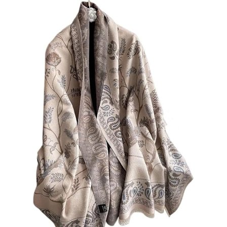 Kvinner Cashmere Sjal, Stor Myk Varmt Vinter Sjal