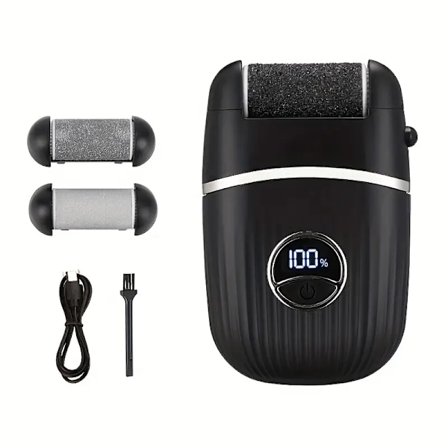 Elektrisk fotfil for fjerning av hard hud, oppladbar og bærbar elektronisk fotfil pedikyrverktøy elektrisk fotfilsett