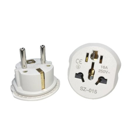 EU Stik Adapter 16A 250V Rejse Adapter Konverter 2 Rund Socket