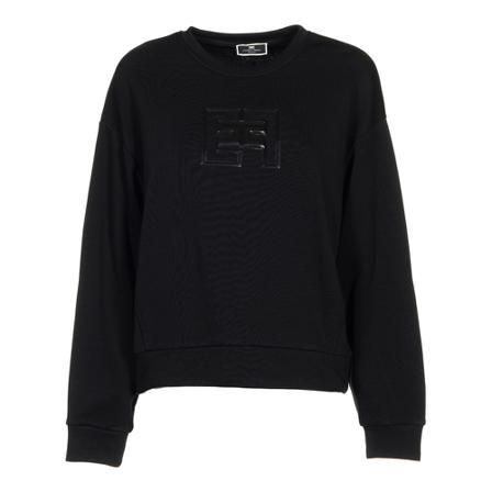 Elisabetta Franchi - Hoodies - Svart - Dam - Storlek: Xs, Dam, Storlek: XS