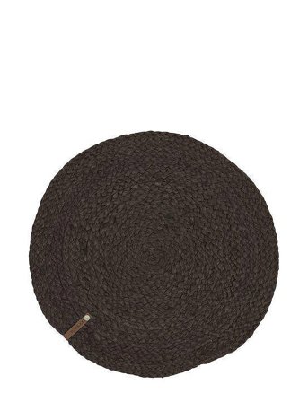 Boel & Jan Placemat - Merida - Black - Ø 38 cm