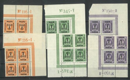 Danmark - AFA 160+164+165 postfrisk