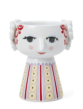 Bjørn Wiinblad Eva Lysestage H9.5 Cm Lavendel - Multi/patterned - H9.5CM