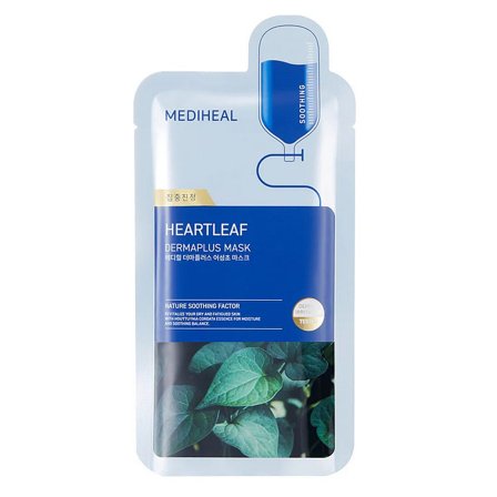 Mediheal Dermaplus Heartleaf Mask 22 ml, Skincare, Masker, Sheet Masker