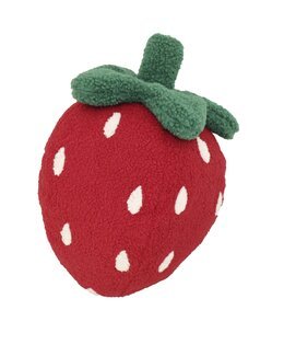 Fyldt pude Jordbær Rød