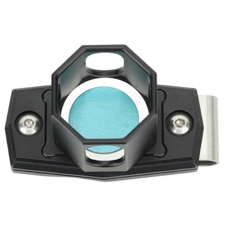 Sort Octagon Pool Cue Holder i Aluminiumlegering med Klemme Billardtilbehør