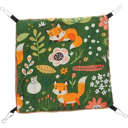 Marsvine hængekøje gemmested hamster fritte hængekøje hamster bur hængekøje (25X24cm, som vist på billedet)